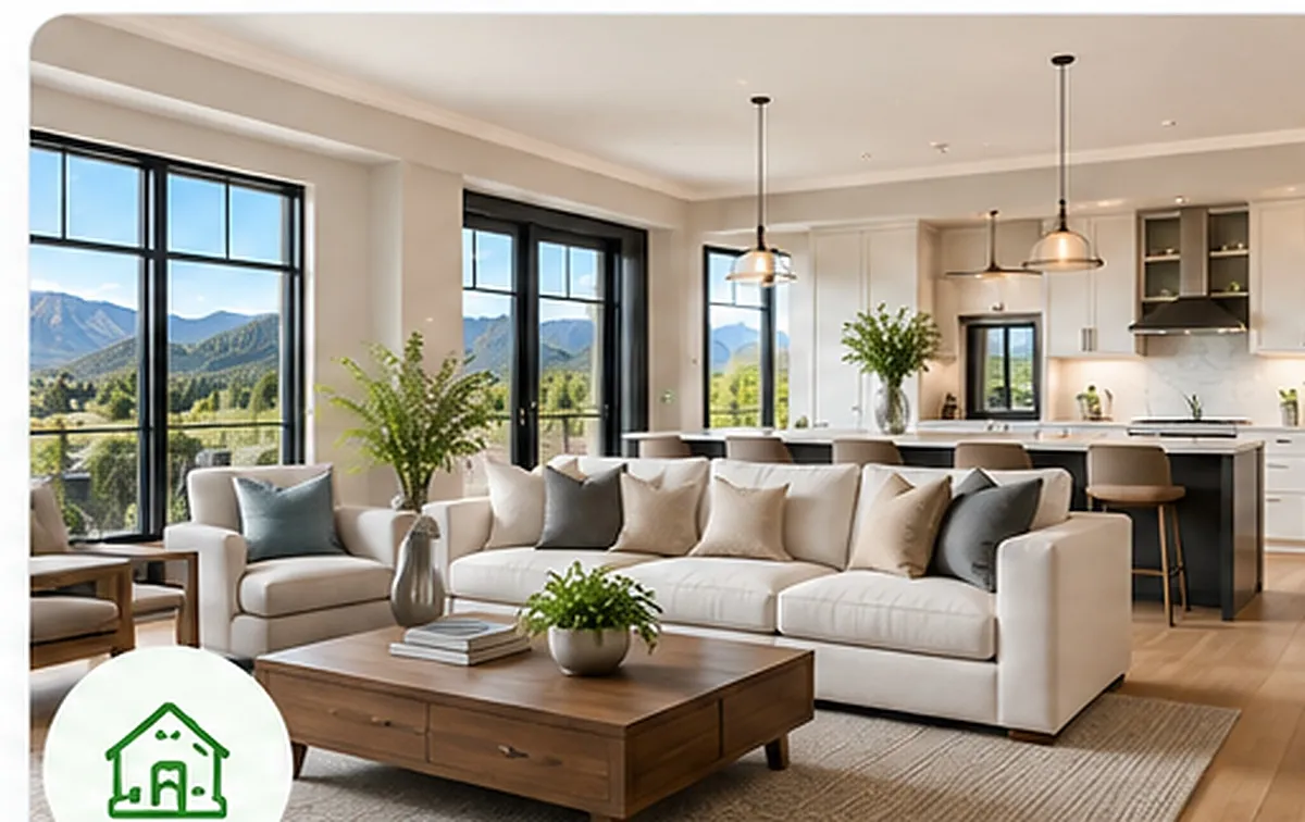 Clean residential interior